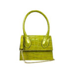 Bolso de Mano de Piel con Diseño Coco y Tamaño Compacto para Mujer