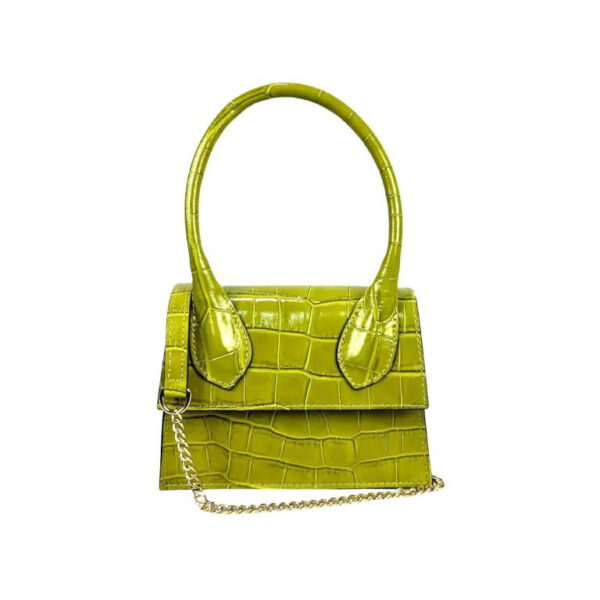 Bolso de Mano de Piel con Diseño Coco y Tamaño Compacto para Mujer