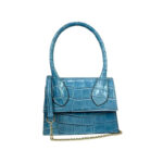 Bolso de Mano de Piel con Diseño Coco y Tamaño Compacto para Mujer