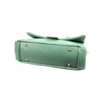 Bolso Bandolera Piel Italiana de Mujer con Solapa Giro y Gran Capacidad