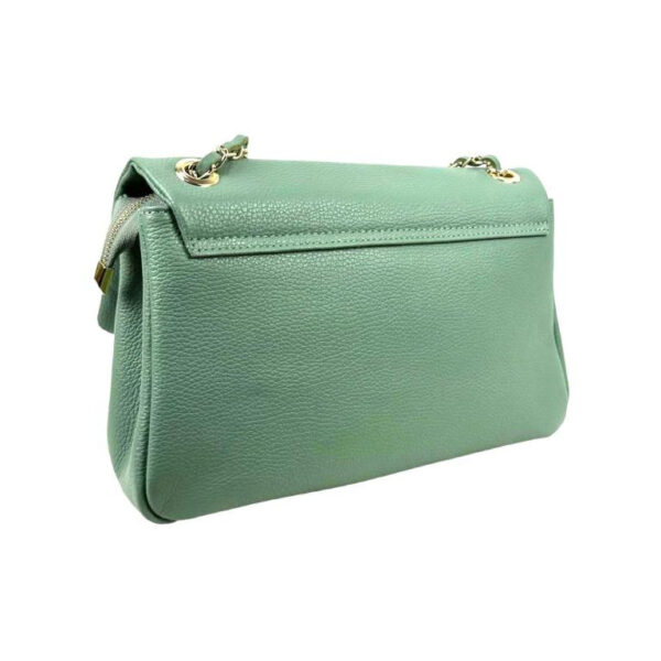 Bolso Bandolera Piel Italiana de Mujer con Solapa Giro y Gran Capacidad