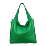 Bolso Shopper de Piel con Gran Capacidad y Cremallera para Mujer