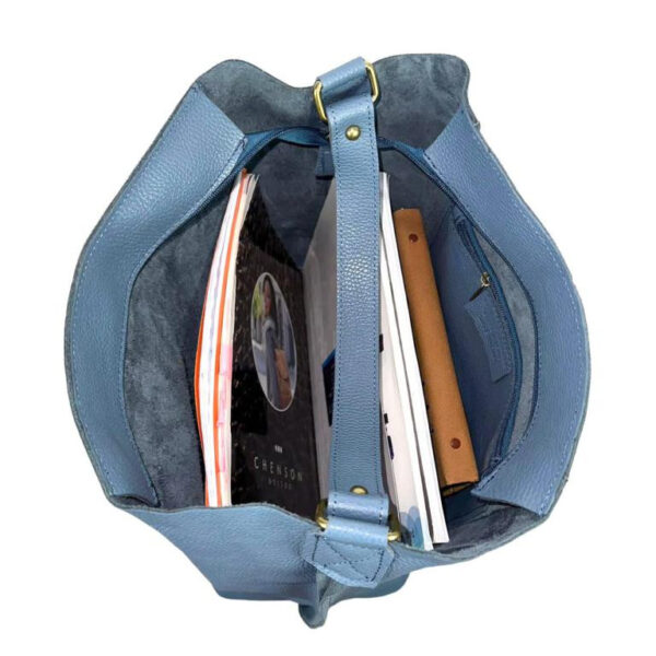 Bolso de Piel tipo Hobo para Mujer con Gran Capacidad y Bolsillo Interno