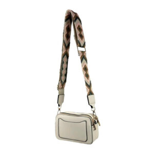 Bolso Bandolera Sintético con 2 Bolsillos de Cremallera para Mujer