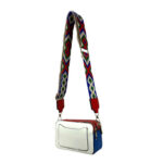 Bolso Bandolera Sintético con 2 Bolsillos de Cremallera para Mujer