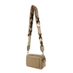 Bolso Bandolera Sintético con 2 Bolsillos de Cremallera para Mujer