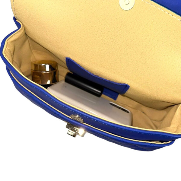 Bolso Acolchado de Piel Italiana GRANDE con Asas de Cadena para Mujer