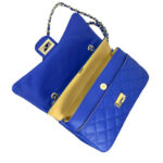 Bolso Acolchado de Piel Italiana GRANDE con Asas de Cadena para Mujer