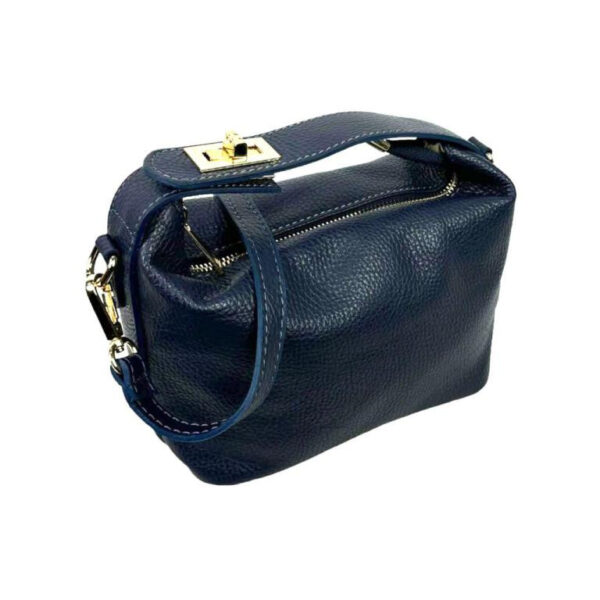 Bolso de de Piel de Grano Italiana con Asa Corta Original para Mujer