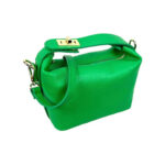 Bolso de de Piel de Grano Italiana con Asa Corta Original para Mujer