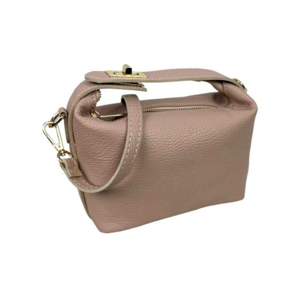 Bolso de de Piel de Grano Italiana con Asa Corta Original para Mujer