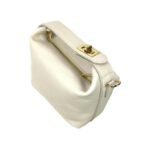 Bolso de de Piel de Grano Italiana con Asa Corta Original para Mujer