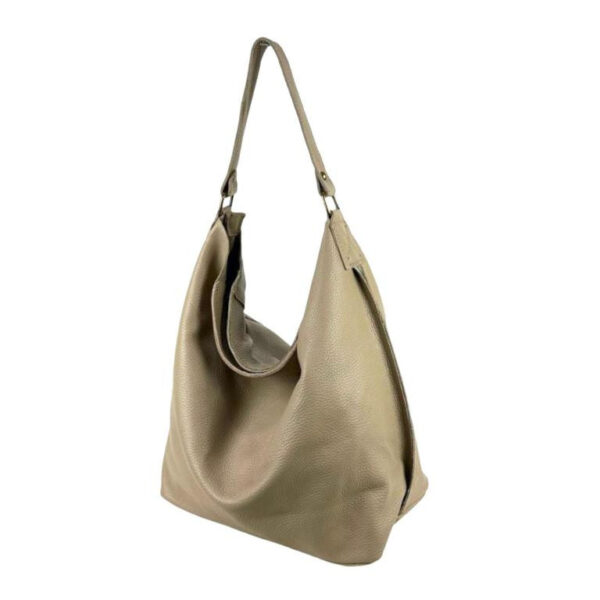 Bolso de Piel tipo Hobo para Mujer con Gran Capacidad y Bolsillo Interno