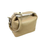 Bolso de de Piel de Grano Italiana con Asa Corta Original para Mujer