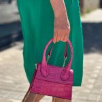 Bolso de Mano de Piel con Diseño Coco y Tamaño Compacto para Mujer