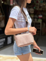 Bolso de de Piel de Grano Italiana con Asa Corta Original para Mujer