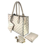 Precioso Juego de Bolsos y Monederos Sintéticos de 4 Piezas para Mujer