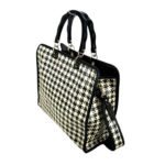 Amplio Bolso Sintético tipo Tote de Mujer con Asas Cortas y Cremallera