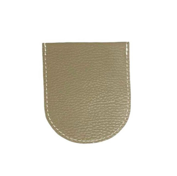 Monedero Compacto de Piel Italiana para Mujer con Cierre de Botón