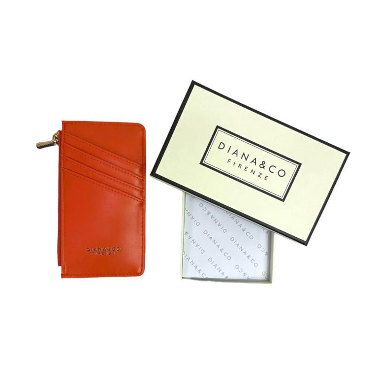 Tarjetero Sintético Compacto de Mujer con Caja y Bolsillo de Cremallera Tarjetero Sintético Compacto de Mujer con Caja y Bolsillo de Cremallera