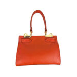 Bolso de Mano Compacto en Piel Italiana para Mujer con Tira Bandolera