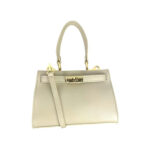 Bolso de Mano Compacto en Piel Italiana para Mujer con Tira Bandolera