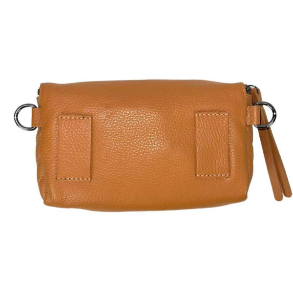 Bandolera-Riñonera de Piel Italiana para Mujer con Compartimento Interior