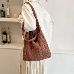 Shopper Ganchillo de lana y alpaca para regalos de mujer