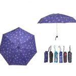 Paraguas Corto de Mujer Resistente al Viento y con Precioso Diseño