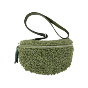 Riñonera de Borrego para Mujer con Cremallera y Gran Capacidad