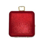 Bolso de Fiesta Sintético para Mujer con Perlitas, Flecos y Efecto Brillante