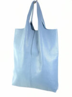 Bolso Shopper Universitario De Piel Italiana con Monedero Extra