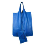 Bolso Shopper Universitario De Piel Italiana con Monedero Extra