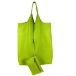 Bolso Shopper Universitario De Piel Italiana con Monedero Extra