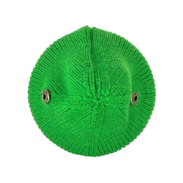 Gorro de Lana y Cashmere para Mujer con 2 Pompones Decorativos Extraíbles