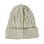 Gorro de Lana y Cashmere con Gran Calidad y Pompón Decorativo de Mujer