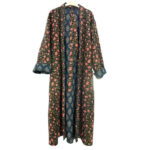 Kimono Artesanal, Étnico, Largo y Reversible de Algodón para Mujer