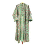 Kimono Artesanal, Étnico, Largo y Reversible de Algodón para Mujer