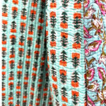 Kimono Artesanal, Étnico, Largo y Reversible de Algodón para Mujer