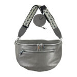 Amplia Riñonera Sintética de Mujer con Bolsillos Exteriores+Monedero Circular