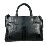 Bolso de Mano en Piel con Diseño de Serpiente y Gran Capacidad para Mujer - Imagen 6