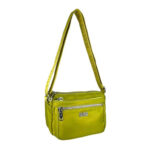 Bolso Bandolera Nylon con Multicompartimentos y Cremallera para Mujer