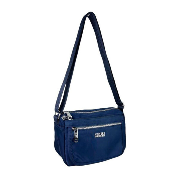 Bolso Bandolera Nylon con Multicompartimentos y Cremallera para Mujer