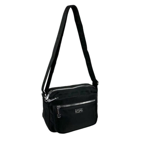 Bolso Bandolera Nylon con Multicompartimentos y Cremallera para Mujer