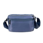 Bolso Bandolera Nylon con Multicompartimentos y Cremallera para Mujer