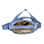 Bolso Bandolera Nylon con Multicompartimentos y Cremallera para Mujer