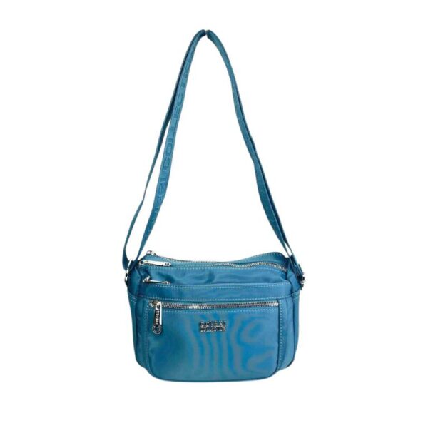 Bolso Bandolera Nylon Coveri Collection con Multicompartimentos y Cremallera para Mujer - Imagen 3