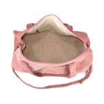 Amplio Macuto de Algodón para Mujer con Asas Largas y Bolsillo Interior