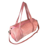 Amplio Macuto de Algodón para Mujer con Asas Largas y Bolsillo Interior