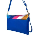 Bolso Bandolera Sintético y Multicolor de Mujer con Lentejuelas en la Solapa